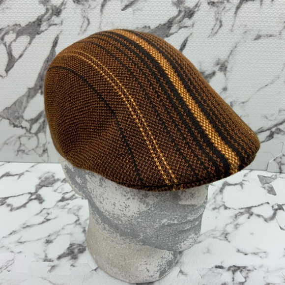 Kangol Other - Men’s Kangol Brown Birds Eye Stripe 507 Hat